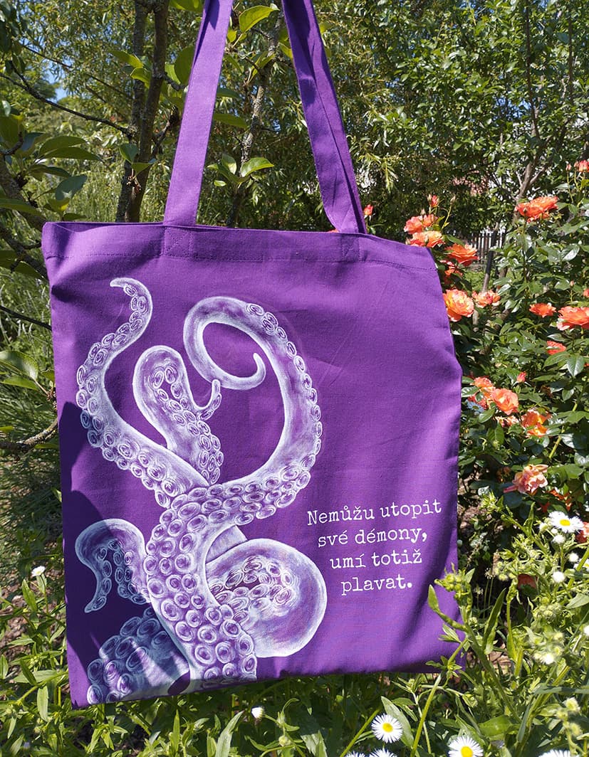 Malba a digitální potisk na plátěnku