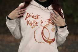 Mikina Dáme Kafe? - pro světlé chvilky