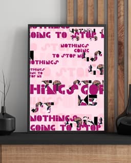 Typografický plakát A3 – Odhodlání
