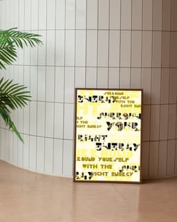 Typografický plakát  A3 – Energie